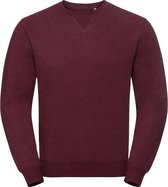 Russell Heren Authentieke Melange Sweatshirt (Bourgondië Melange)