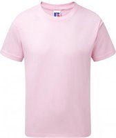 Russell T-Shirt Manche Courte Slim Enfants/ Enfants (Rose Bonbon)
