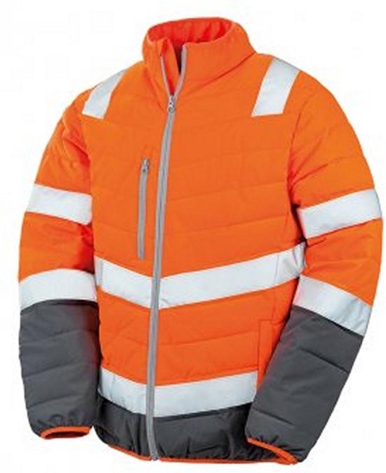 Result Gilet de sécurité Hommes de Safety souple Veste (fluorescente  Oranje/ Grijs) | bol.com