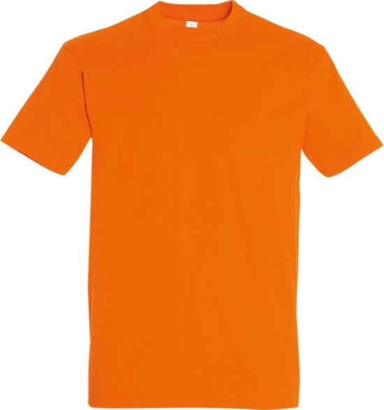 SOLS T-shirt à manches courtes Imperial Heavyweight pour hommes (Oranje)
