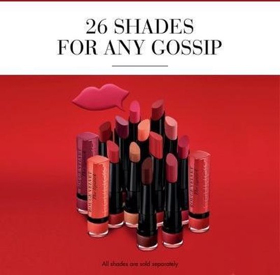 Bourjois Rouge Velvet The Lipstick - 07 Joli carmin'ois