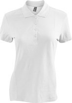 SOLS Dames/dames Passion Pique Poloshirt met korte mouwen (Wit)