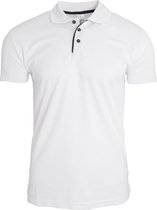 SOLS Heren Performer korte mouw Pique Polo Shirt (Wit)