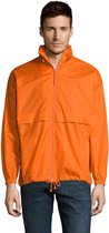 SOLS Unisex Surf Windbreaker Lichtgewicht Jasje (Oranje)