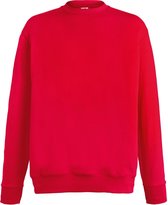 Fruit Of The Loom Heren Lichtgewicht Set-In Sweatshirt (Rood)