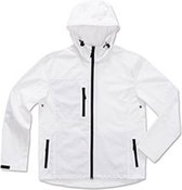 Absolute Apparel - Heren Stedman Active Softest Shell Jas met Capuchon (Wit)