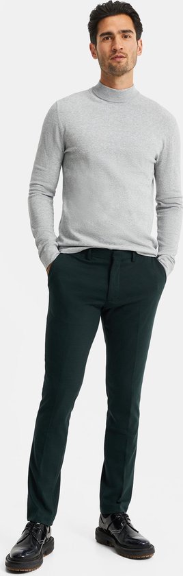 WE Fashion Heren slim fit pantalon Dali met stretch -Maat XL (54) | bol.com