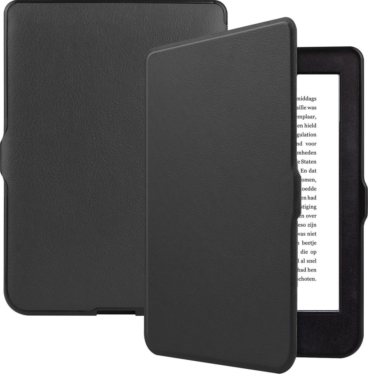 Kobo Nia Hoesje Bescherm Hoes Sleep Cover Luxe Case - Zwart