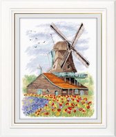 Hollandse molen borduren (pakket)