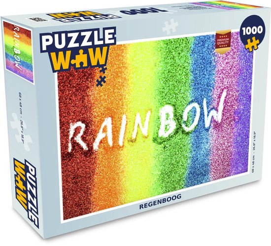 Puzzel Regenboog - Legpuzzel - Puzzel 1000 stukjes volwassenen | bol.com