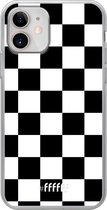 iPhone 12 Mini Hoesje Transparant TPU Case - Checkered Chique #ffffff