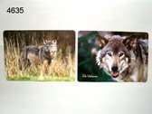 Placemats wolf, 4 stuks
