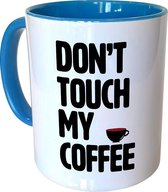 Mok Blauw - Don't Touch My Coffee - 300ml