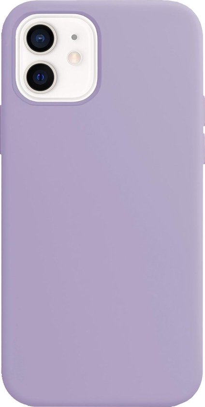 Coque adaptée pour iPhone 12, coque en Siliconen – Coque adaptée pour iPhone 12, coque – Lilas