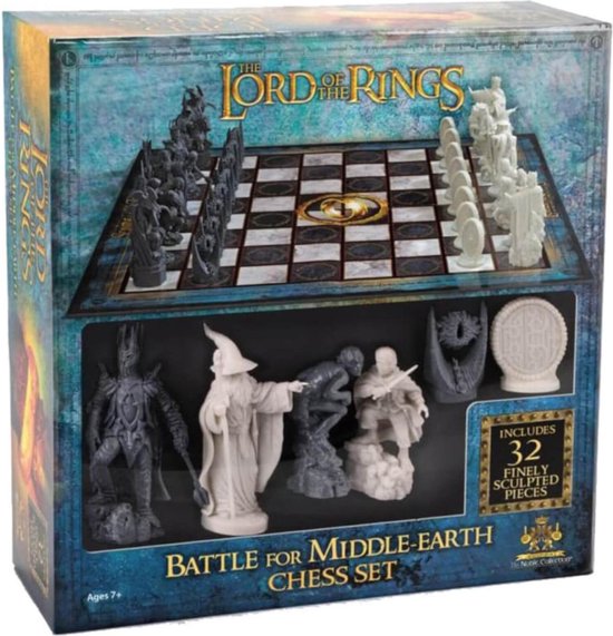 Thumbnail van een extra afbeelding van het spel The Lord of the Rings Chess Set BORDSPELLEN