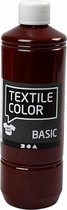 Textielkleur, bruin, 500 ml/ 1 fles