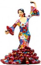 Flamenco Danseres van Bloem Mozaiek (vier groottes)