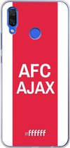 Huawei Nova 3 Hoesje Transparant TPU Case - AFC Ajax - met opdruk #ffffff