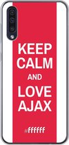 Samsung Galaxy A50s Hoesje Transparant TPU Case - AFC Ajax Keep Calm #ffffff