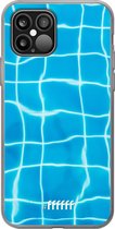 6F hoesje - geschikt voor iPhone 12 Pro - Transparant TPU Case - Blue Pool #ffffff