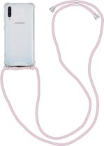 Samsung Galaxy A50 Hoesje Back Cover met Koord Roze Goud