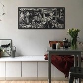 Metalen wanddecoratie Picasso - 95x43cm