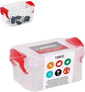 Confortime  Plastic bakjes met deksel en sluiting   - A-13-4-A - Stapelbaar & Met deksel