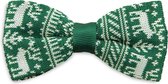 We Love Ties - Strik Rudolf Rendier groen - groen / wit