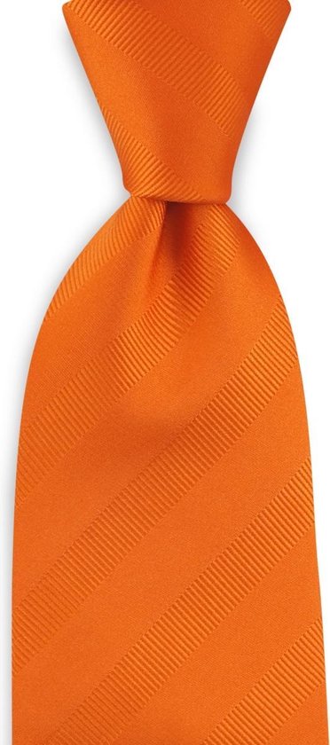 We Love Ties - Stropdas oranje - geweven zuiver zijde