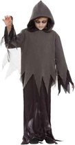 Smiffy's - Beul & Magere Hein Kostuum - Lugubere Grafschender Halloween Kind Kostuum - Zwart, Grijs - Medium / Large - Halloween - Verkleedkleding