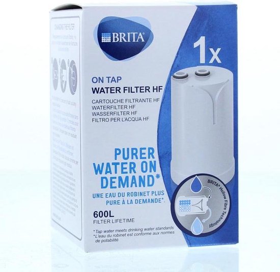 Cartouche de filtre à eau BRITA HF - pour système de filtration d'eau du  robinet | bol
