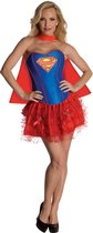 PartyXplosion - Superwoman & Supergirl Kostuum - Supergirl Superkrachten Korset - Vrouw - blauw,rood - Extra Small - Carnavalskleding - Verkleedkleding