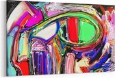 Schilderij - Illustratie van abstracte kunst — 90x60 cm