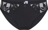 Lingadore – Black Flower –  Slip – 5505B  – Black - L