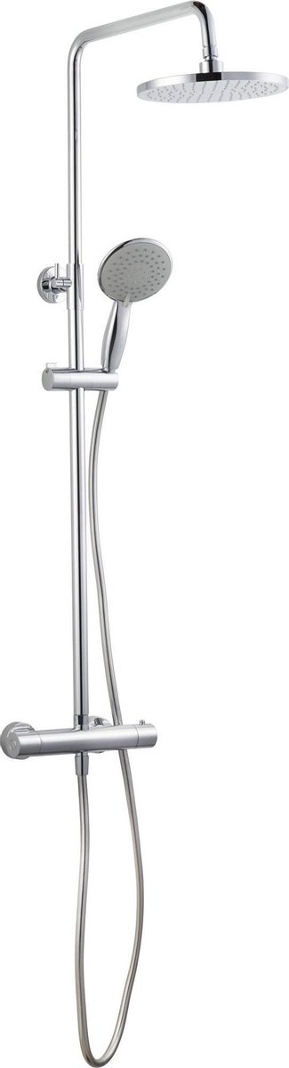 Saqu Eurotrend Regendouche - Ø 22.5cm - met Thermostaatkraan - Chroom - Rond