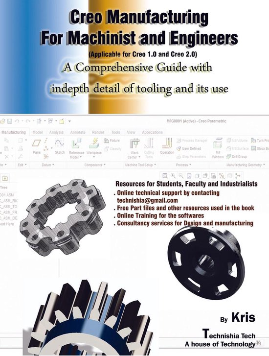 Creo Manufacturing for Engineers and Machinists (Creo 1.0 an ... - cover