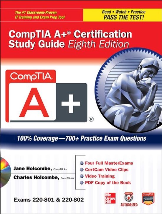 CompTIA A+ Certification Study Guide 8/E Exams 220-801&802 - cover