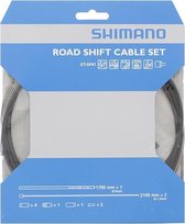Derailleur Kabelset Shimano Race RVS Zwart
