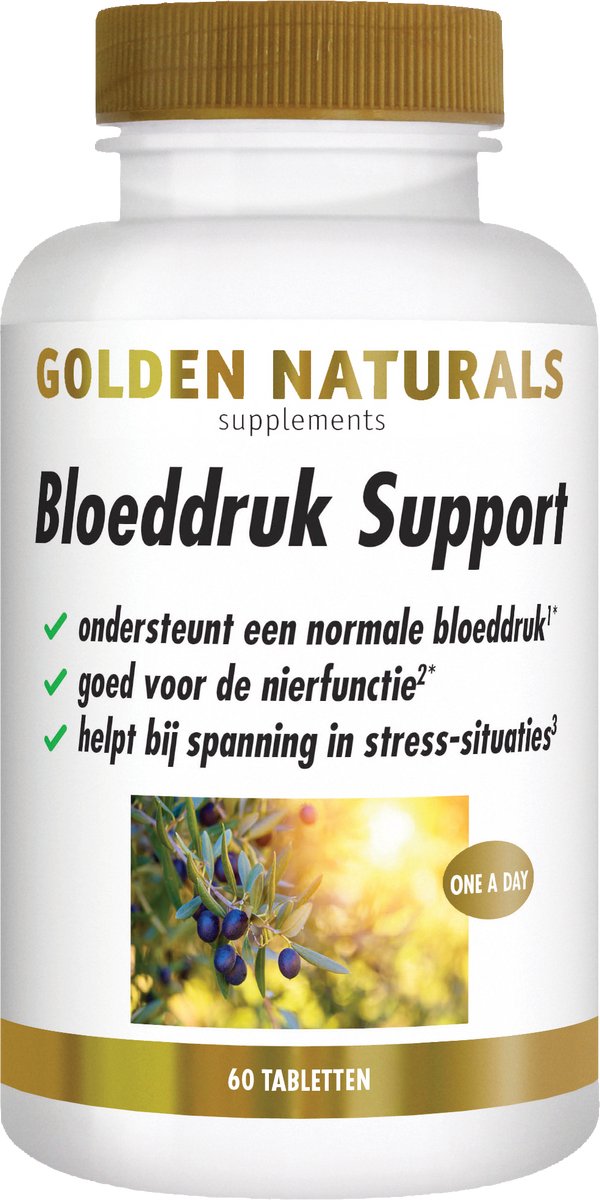 Golden Naturals Bloeddruk Support (60 veganistische tabletten)