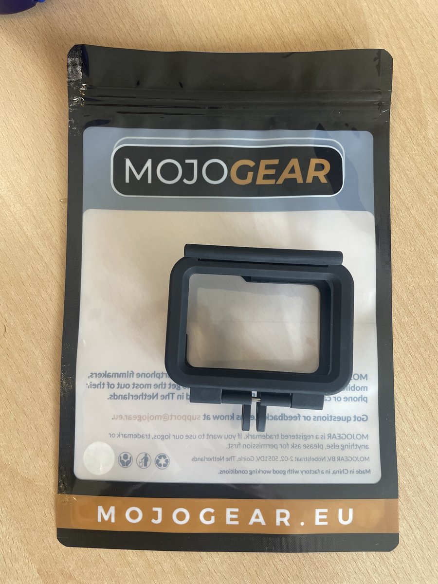 MOJOGEAR Beschermframe kunststof voor GoPro 13 met lensdop thumbnail 3