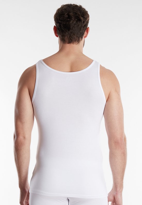 Débardeur col rond homme Ceceba (pack de 1) - blanc - Taille : L