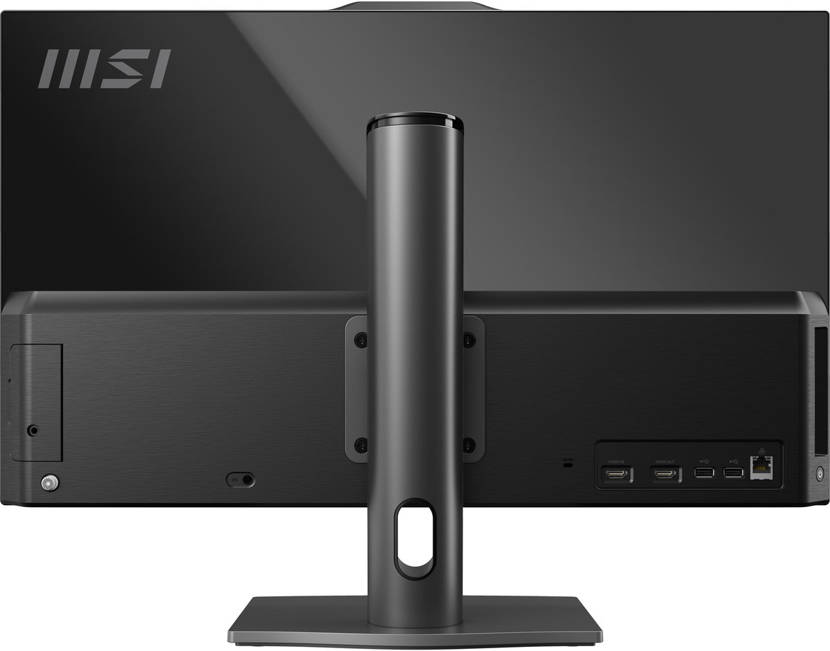MSI Modern AM272P 1M-848EU All-in-One PC/workstation Intel Core 5 120U 68,6 cm (27") 1920 x 1080 Pixels Alles-in-één-pc 8 GB DDR5-SDRAM 512 GB SSD Windows 11 Pro Wi-Fi 6E (802.11ax) Zwart thumbnail 3