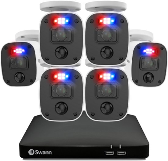 Swannforce - Beveiligingscamera's - 6 Camera's