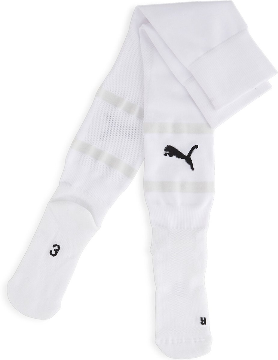 Puma Fußballsocken TeamFinal Socks 705746 Puma White-Puma Black-Feather Gray-1