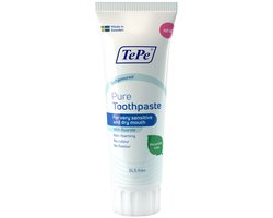 TePe Tandpasta Pure Unflavoured - 6 x 75 ml