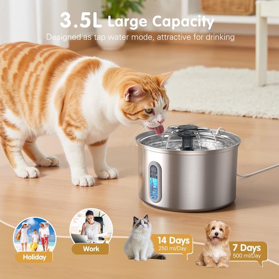 Kattenfontein Gemaakt van ultrastille drinkfontein voor katten kopen vanaf een prijs van 33