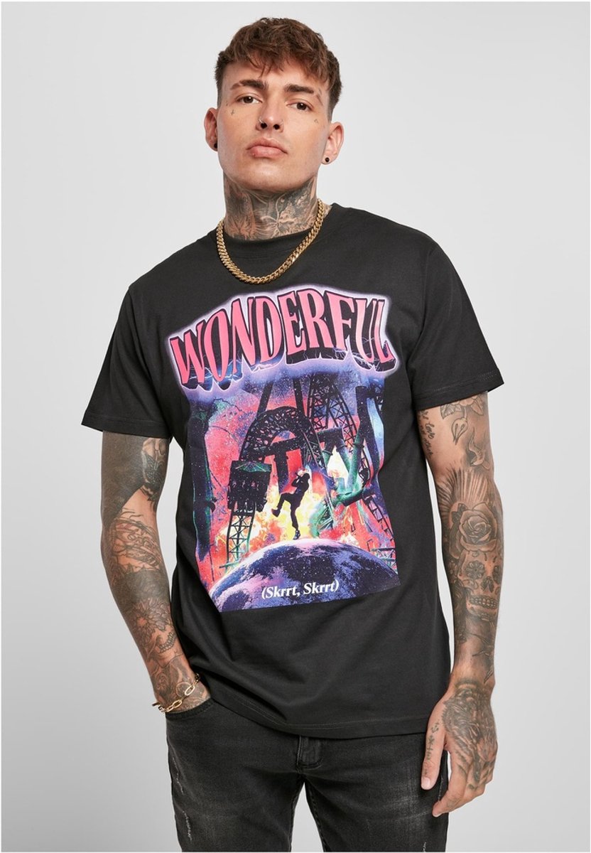 Mister Tee Wonderful Heren Tshirt 3XL Zwart