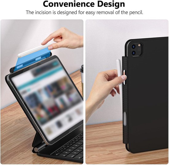 Mobigear Tri-Fold Gel Samsung Galaxy Tab A9 Plus  2023  Hoes Bookcase Stylus Houder Paars