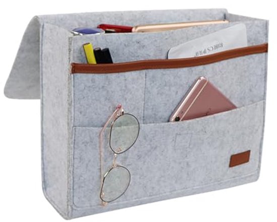OSCO Wit kunstleer kist met 4 lades | organizer voor briefpapier | stapelbaar | make-upcontainer | sieradendoosje | niet A4-formaat, 18,5 x 33 x 20,5 cm (h x b x d