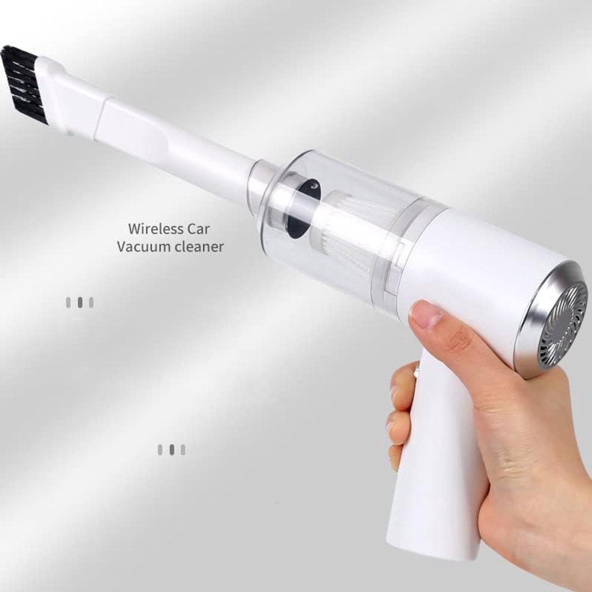 Draadloze Mini Oplaadbare Handstofzuiger 120W - Ideaal voor Auto, Huisdieren en Bureau